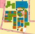 Plattegrond winkelcentrum de Hovel in Goirle