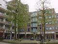 Overzicht van het plein