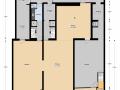 Plattegrond beleggingspand Hilversum