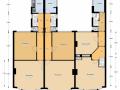 Plattegrond beleggingspand Hilversum