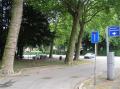 Achterzijde park